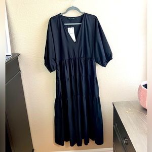 XS Black Zara Maxi Dress. NWT.